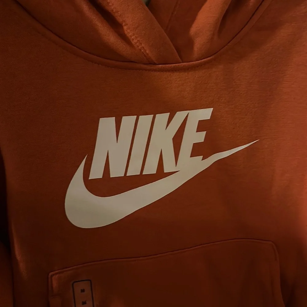 Nike Girls’ Sportswear Club Fleece Pullover Hoodie: ORANGE: NWT: SZ M